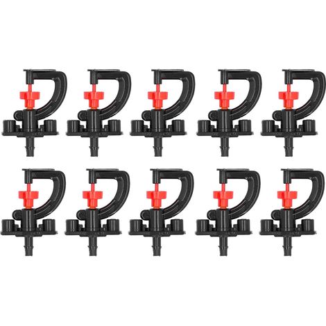 Lot de 10 buses de pulvérisation à réfraction, micro-buse rotative de type G pour arrosage des plantes, buse de réfraction pour arbres fruitiers, arbustes, fleurs, jardin (1/5)