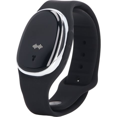 Bracelet anti-moustique extérieur rechargeable USB, ultrason仿生, noir, pour femme enceinte et enfant, avec batterie intégrée (1/5)