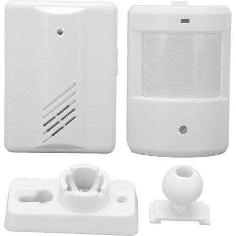 System of safety household waterproof includes : alarm of channel cordless, transmitter infrared, doorbell, detector of movement and receiver (1/5)