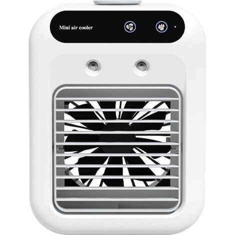 Mini ventilador - enfriador de aire USB portátil - para dormitorio, escritorio, camping y uso personal (1/5)