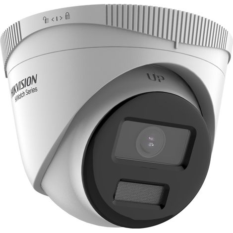 Hikvision HiWatch Telecamera IP Turret ColorVu 2MP PoE Luce Bianca 30 m IP67 HWI-T229HA (1/3)