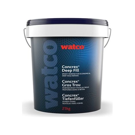 Watco Concrex Tiefenfueller, zweikomponentige Betonreparatur, 25kg