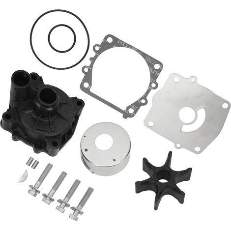 Kit de réparation de turbine de pompe à eau en 14 pièces 61A-W0078-A3-00, adapté aux moteurs hors-bord V6 de 150, 175, 200, 225, 250 et 300 chevaux. (1/5)