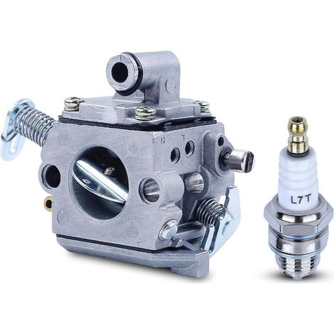 Carburateur pour STIHL 017 018 MS170 MS180 Tronçonneuse, Carburateur avec Bougie Pièces de Rechange Accessoire Remplace pour Zama C1Q-S57 et 1130-120-0603 (1/4)