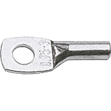 Klauke 95R6 95R6 Rohrkabelschuh mit Sichtloch 180 ° M6 6 mm² Loch-Ø: 6.5 mm 1 St.