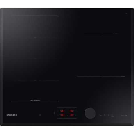 Samsung Piano a Induzione Slim Fit 60cm NZ64B6058KK. Colore del prodotto: Nero, Posizionamento dell'apparecchio: Da incasso, Dimensione della larghezza del piano cottura: 60 cm. Ti... - NZ64B6058KK/U1 (1/5)
