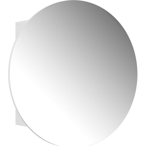 Armoire de toilette Loki, Blanc, 70x70cm avec 2 compartiments, Vicco