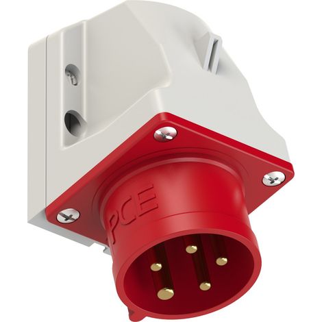 Enchufe receptor 16A 5P 400V 6h IP44 montaje en superficie