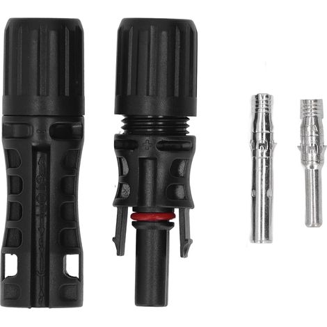 5-Paar IP67 wasserdichter, flammhemmender Solarstecker, PC/PPO-Gehäuse, Stecker/Buchse, 1500 V für Photovoltaik-Modulkabel (1/5)