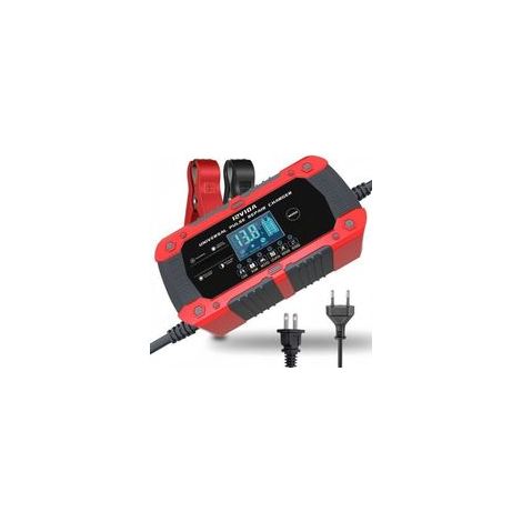 12 V 10 AChargeur de batterie lithium-fer-phosphate 14,6 V 10 A, chargeur 12 V 10 A, chargeur de moto, chargeur de batterie de voiture (1/4)
