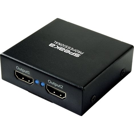 Répartiteur HDMI SpeaKa Professional SP-HDS-220 1+2 ports 3840 x 2160 pixels noir A393982 (1/5)