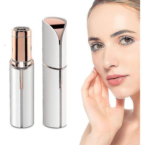 Épilateur facial pour femmes, épilation du visage indolore pour femmes - Blanc - (1/4)