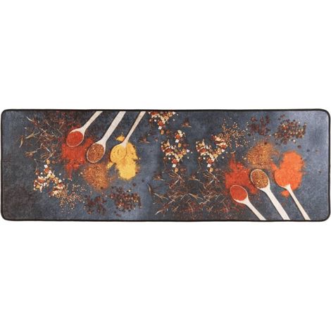 Tapis de cuisine multicolore 60x180 lavable antidérapant (1/5)