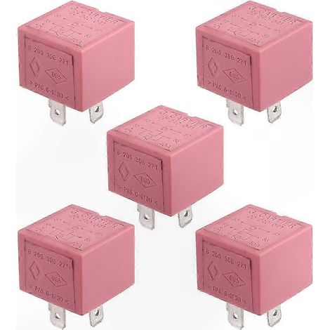 Relais automobile 4 broches, lot de 4 - Compatible multi-véhicules, accessoires inclus pour usage trafic et commercial (1/5)