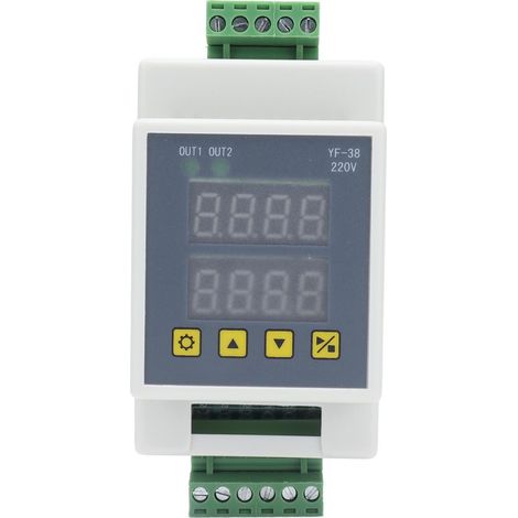 Module de temporisation YF-38AC220V, relais à retard à cycle de temporisation, carte de contrôle multifonction 2 voies, déclencheur à impulsion. (1/5)