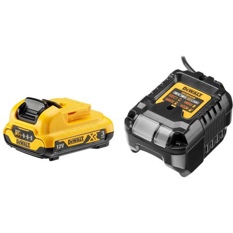 Dewalt DCB1102L1 12V XR Power Starter Kit - 1x 3Ah Battery (DCB124) and Charger