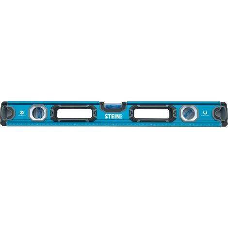 Gerade Metallwasserwaage mit Magnet Stein Pro blau 800 mm