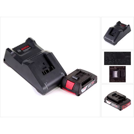 Kit de démarrage 18V Bosch avec 1x batterie GBA 2,0Ah + chargeur GAL 18V-40