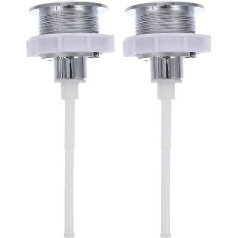2 pièces Bouton Poussoir Simple Chasse, Abs (1/5)