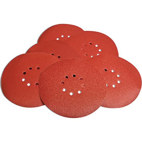 Pack de 6 Disques pour Ponceuse Manuelle/Ponceuse à Bras Télescopique 240 g (1/2)