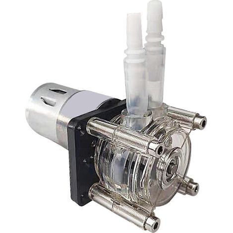 Pompe doseuse 500 ml/min, pompe péristaltique haut débit 24 volts, pompe doseuse pour irrigation goutte à goutte d'aquarium, aquarium sous vide, laboratoire multicolore... (1/5)