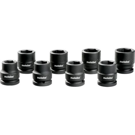Metabo Steckschlüsselsatz 8-teilig für Schlagschrauber 3/4" (628834000) (1/2)