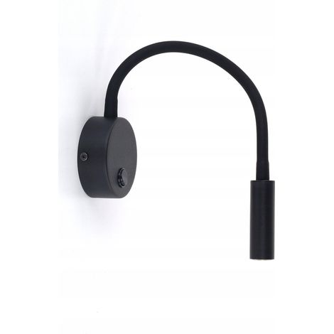 Tk-lighting Lagos Wandleuchte Schwarz mit Gelenkarm
