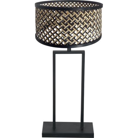 Steinhauer - tischlampe - Stang - schwarz - bambus metall - Ø (1/2)