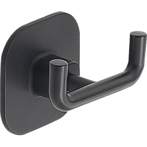 Perchero De Pared De Acero Inoxidable Negro MateTimo (1/4)