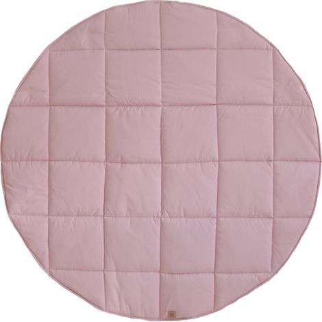 Tapis de sol rond molletonné bébé enfant autumn vibes - Rose (1/3)