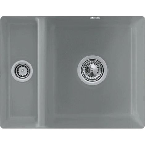 Évier encastré VB Subway 60 XU 545x440mm avec bonde IB droite, en céramique Stone cplus (1/4)