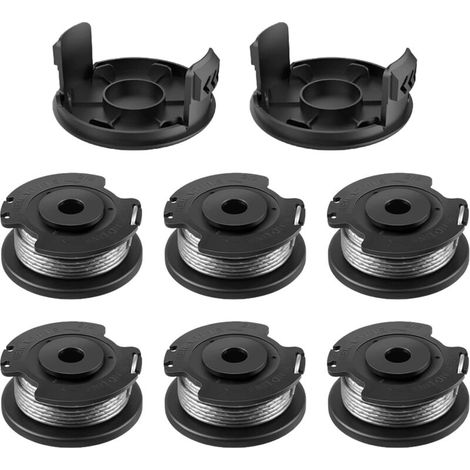 F016800569/F016800385 Bobine de Fil de Rechange pour débroussailleuse Bosch Art 23SL 26SL 23-28+Couvercle F016F04557 (6 bobines) (1/5)