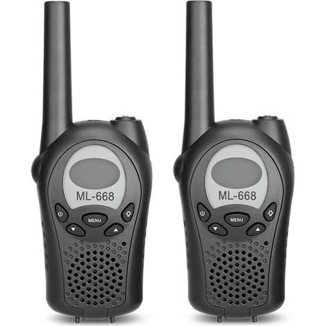 Talkie-walkie pour enfants ML-668 - Lot de 2 - Qualité exceptionnelle (1/3)