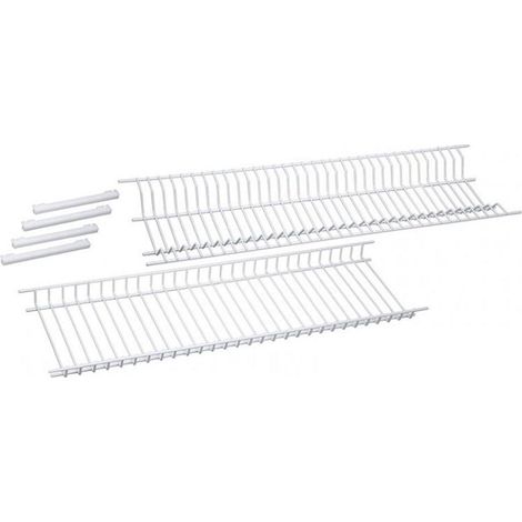 ESCURREPLATOS + ESCURREVASOS BLANCO 85 CM CONJUNTO
