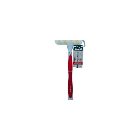 Nespoli Rouleau de peinture anti-goutte avec manche telescopique 36 cm a 77 cm, ideal pour peindre les murs et les plafonds