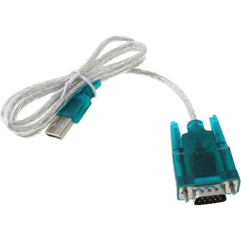 Schwarzer USB-zu-RS232-Seriellkabel-Standardadapter (DB9) für PC