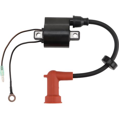 Compatible with Yamaha and other models, high-voltage ignition coil, original OE reference 66T-85570-00. Replaces the ignition coil to improve engine ignition performance.