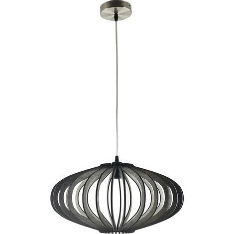 Colgante Sapelli 1xE27 madera café 45D (1/5)