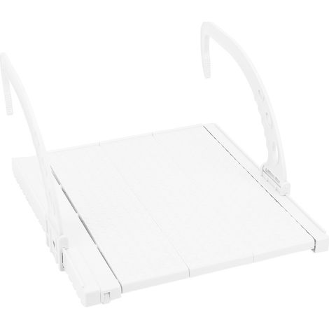 Étendoir Rétractable Pour Vêtements Et Chaussures - Acier Inoxydable Et Abs - Montage Mural Sans Outils - Blanc - 1 Pièce (1/5)
