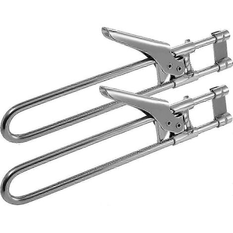 Ouvre-bouteille, ouvre-boîte multifonctionnel réglable en acier inoxydable, ouvre-bocal manuel, accessoires de cuisine, ouvre-bocal réglable facile à ouvrir (2 pièces) (1/4)