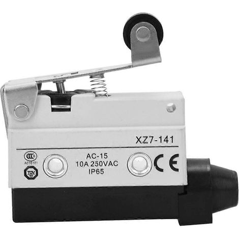 Interrupteur de fin de course micro SPDT XZ7-141, type à levier à galet court, 10 A, 250 V (1/5)