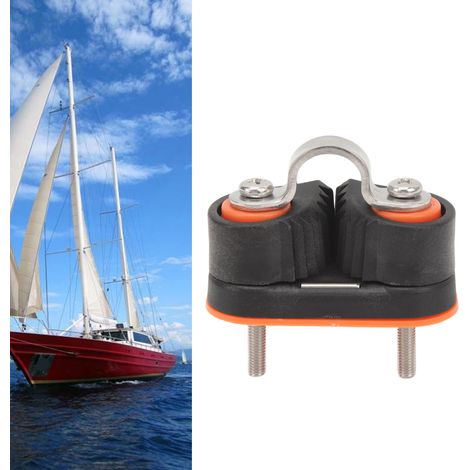 Collier de serrage à came en nylon marin, anneau de guidage de câble, anneau de guidage à roulement à billes, collier de serrage de corde adapté aux grands navires et yachts (3-12 mm). (1/5)