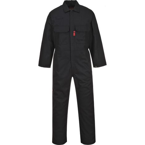 Buzo Bizweld Resistente a la Llama - Protección Ideal para Soldadores - Negro - Talla XXXL