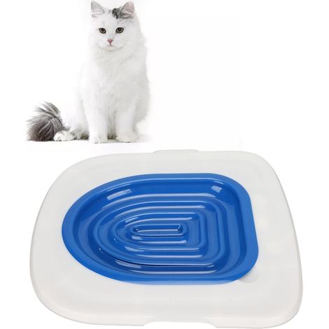 Katzentoiletten Trainingsset, Katzen WC-Sitz Toiletten Training System, Katzentoilette Katzenklo Toilettensitz Trainingssystem Universal Wiederverwendbare Katzentoilette Trainer (1/4)