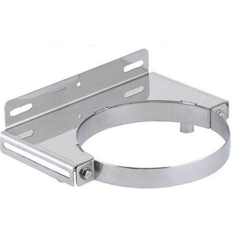 Poujoulat – Collier pour fumisterie inox double paroi Ø80/130 mm – Conduit concentrique pour poêles à granulés – Économie d'énergie jusqu'à 15%
