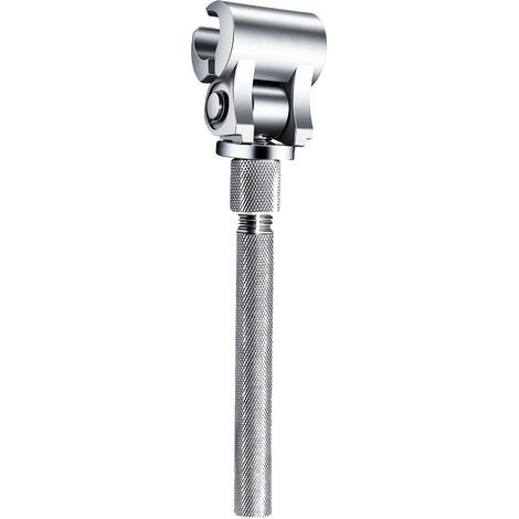 Clé à réglage d'écartement de porte, outil de réglage de charnière, acier inoxydable, outil d'installation et de réparation de portes et fenêtres. (1/4)