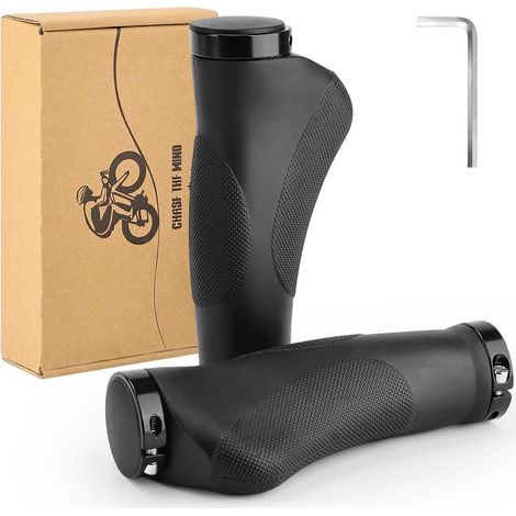 Ergonomische Fahrradgriffe mit Anti-Rutsch-Design, stoßdämpfend, für MTB (1/5)