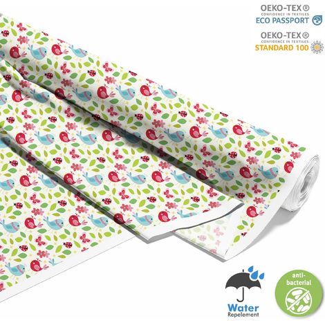 Outdoor dekostoffe oxford - Motiv süße Vögel I DX466 (1/5)