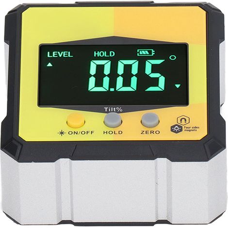 Niveau inclinomètre numérique à base aimantée avec laser measureur d'angle outil de mesure (1/5)