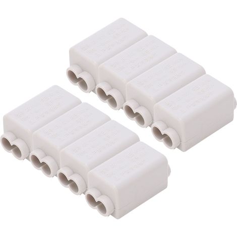 Lot de 8 connecteurs électriques rapides type T ZK-1306 400V 60A bornier à vis 1-6mm² ABS M3 (1/5)